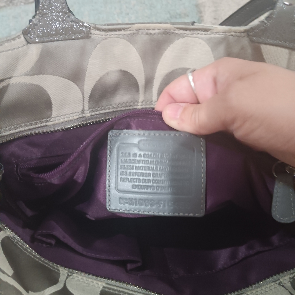 Coach Multicolor Patchwork Shoulder Bag - Picture 4 of 6